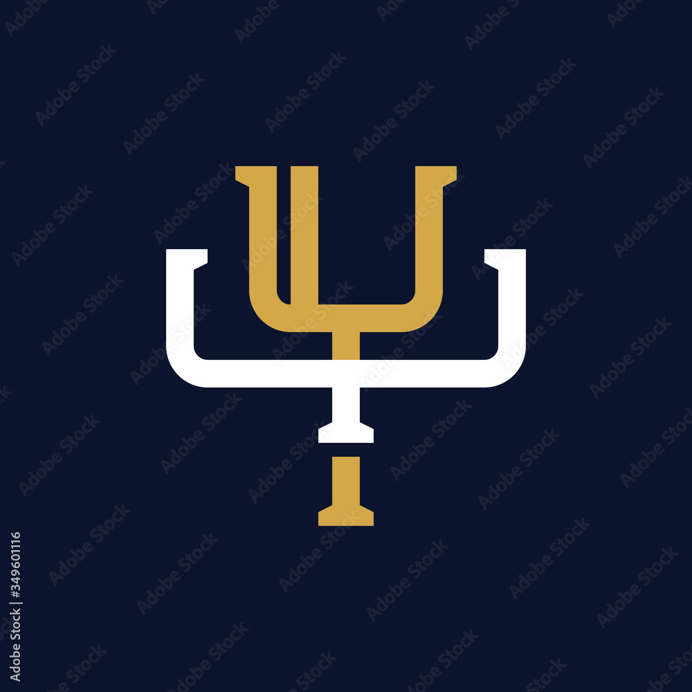 Initial Letter YY Monogram Logo Design Initial Letter YY Monogram Logo Design
