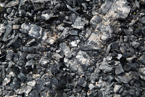 Wallpaper Mural Coals and ashes in an extinct fire. Embers of an extinct fire. Natural background. Torontodigital.ca