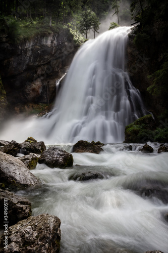 waterfall in golling, austria