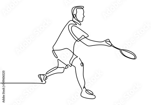 One line drawing or continu...