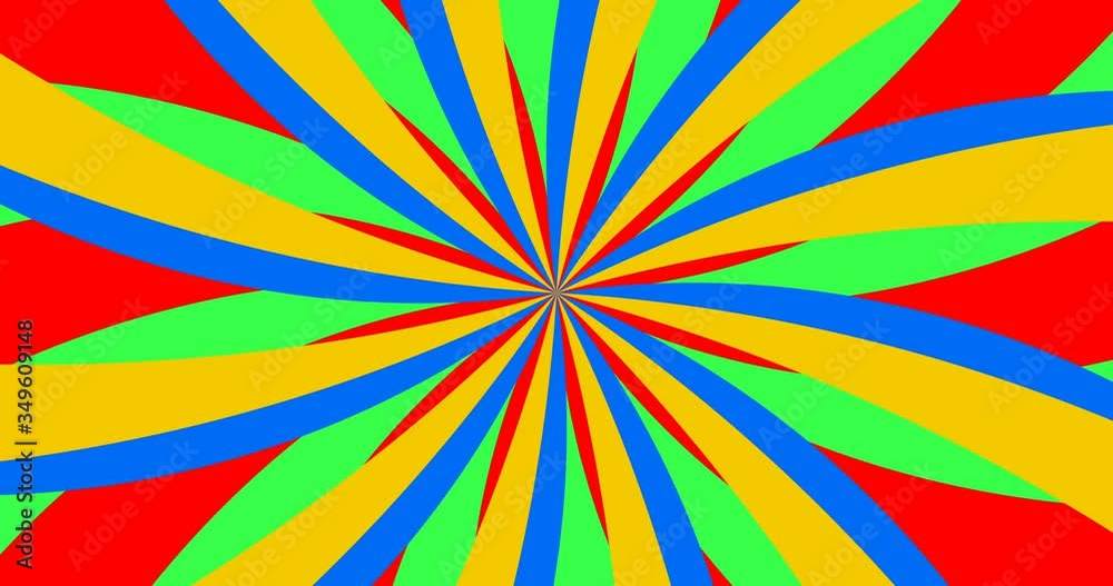 Animation of an abstract colorful background that rotates clockwise Animation of an abstract colorful background that rotates clockwise