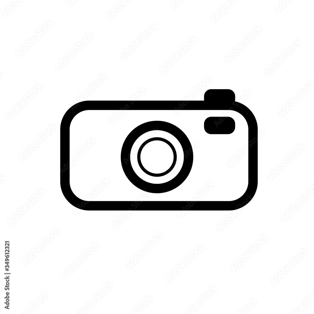 Camera icon in trendy flat style. Camera symbol for your web site design, logo, app, UI. Camera icon in trendy flat style. Camera symbol for your web site design, logo, app, UI.