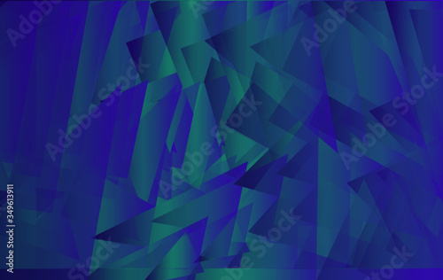 Modern blue abstract polygonal background. Geometric texture background