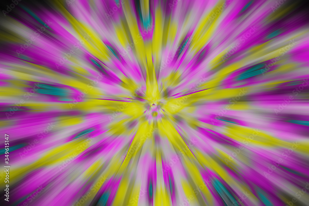An abstract psychedelic motion blur background image.