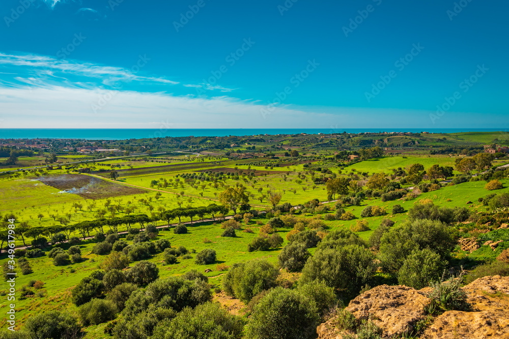 Fototapeta premium Valley dei Templi, Agrigento, Sicily 