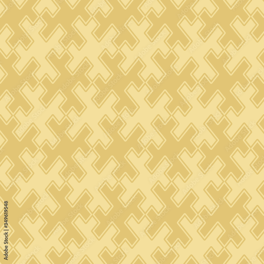 Vector seamless ar deco pattern. Abstract geometric backdrop in gold tones Vector seamless ar deco pattern. Abstract geometric backdrop in gold tones