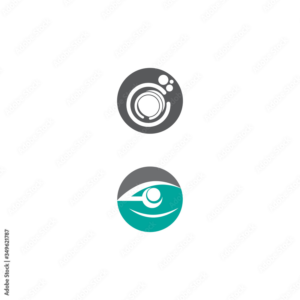 Eye Care vector logo design Eye Care vector logo design