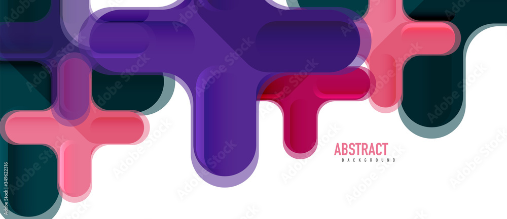 Glossy multicolored plastic style cross composition, x shape design, techno geometric modern abstract background. Trendy abstract layout template Glossy multicolored plastic style cross composition, x shape design, techno geometric modern abstract background. Trendy abstract layout template