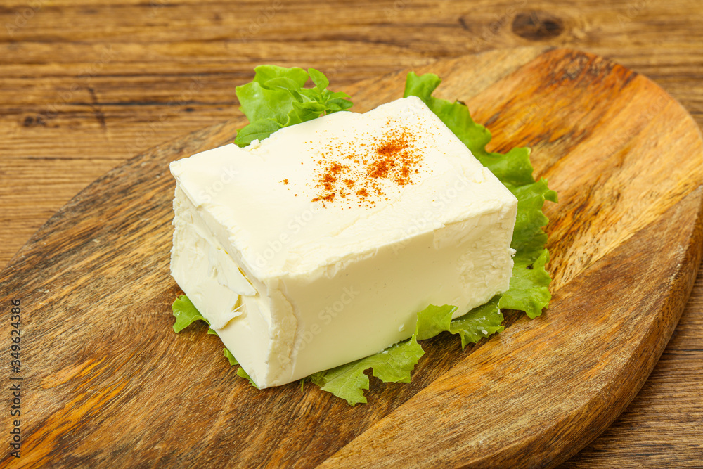 Greek traditional soft feta cheese