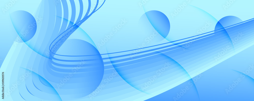 Blue Gradient Background. Abstract Fluid Line Blue Gradient Background. Abstract Fluid Line
