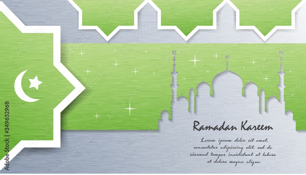 greeting card islamic vector illustrator