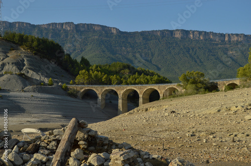 Mountains.valley abandons.nobody.no people. bridge.