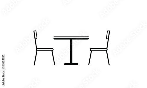chairs and table 