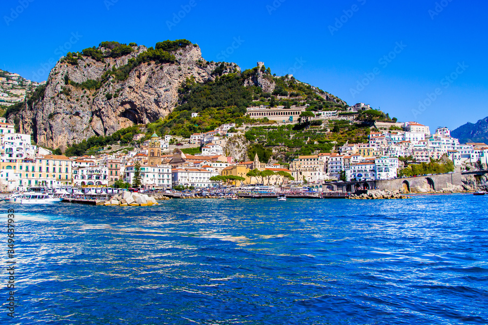 View of Amalfi from the Sea, Italy