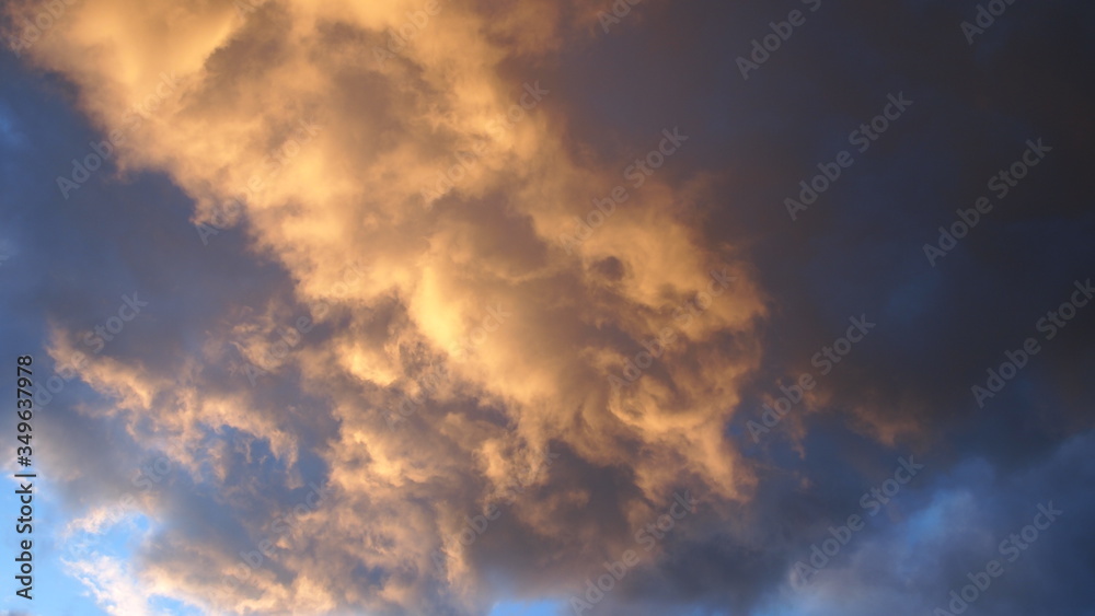 sky blue clouds background
