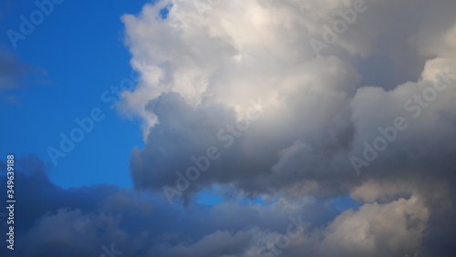sky blue clouds background © Jacek