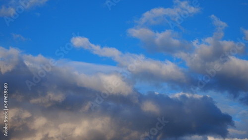 sky blue clouds background 