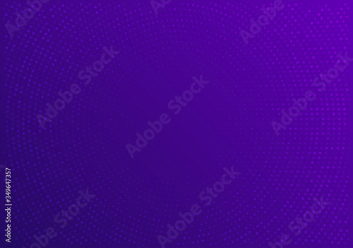 Violet blurred vector background with halftone effect. Smooth blue and purple gradient. Violet background. Halftone wallpaper. Creative backdrop. Vector template. Minimal style. Cover layout template.