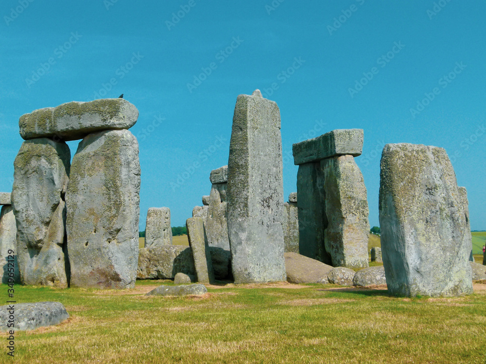 Naklejka premium view of Stonehenge