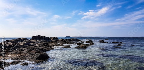 view of the coast of the baltic sea