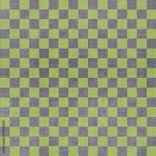Fragment of multicolored fabric for decoration. The texture for use in graphic and architectural project. Pattern of fabric for background. 3D illustration.