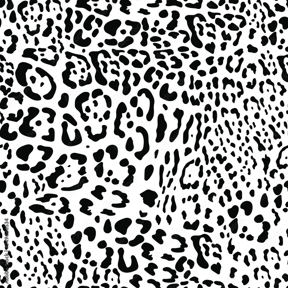 Animal print. Seamless Jaguar Skin Pattern. Animal print for textile ...