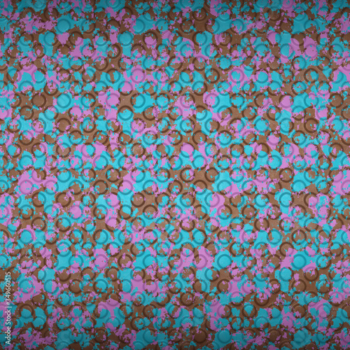 Fragment of multicolored painted metal for decoration. The texture for use in graphic and architectural project. Pattern of steel for background. 3D illustration.