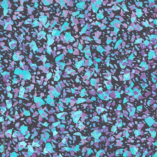The texture of artificial multicolored stone.  Stone crumb patterns and textures of minerals for background. Illustration.