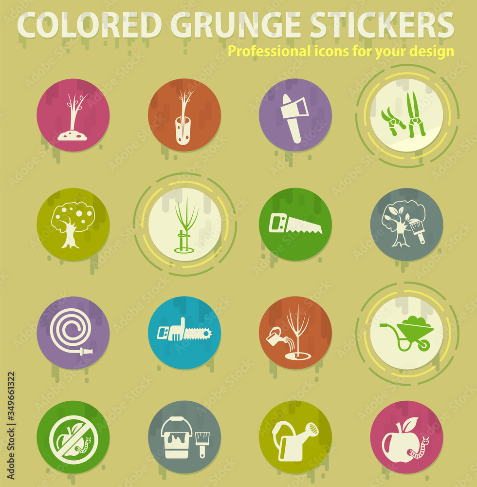 gardening icon set gardening icon set
