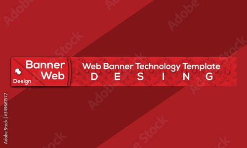 Website header or banner design with abstract geometric background and connecting dots and lines. Global network connection. Digital technology with plexus background and space for Web Banner Design