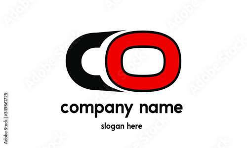 Initial Letter CO Design Logo