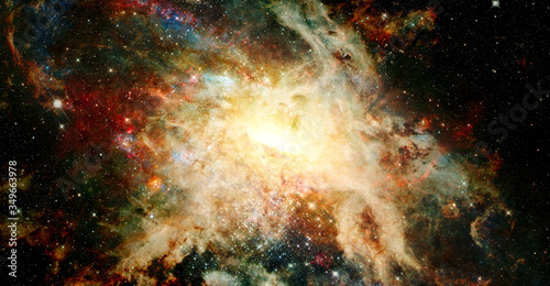 Fototapeta Naklejka Na Ścianę i Meble -  Nebula in space. Elements of this image furnished by NASA.
