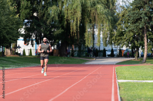 Man Run Training Outdoors