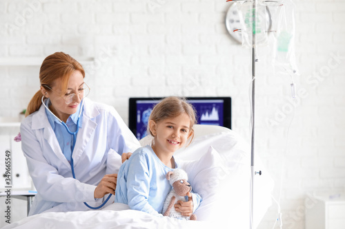 Female doctor working with ...