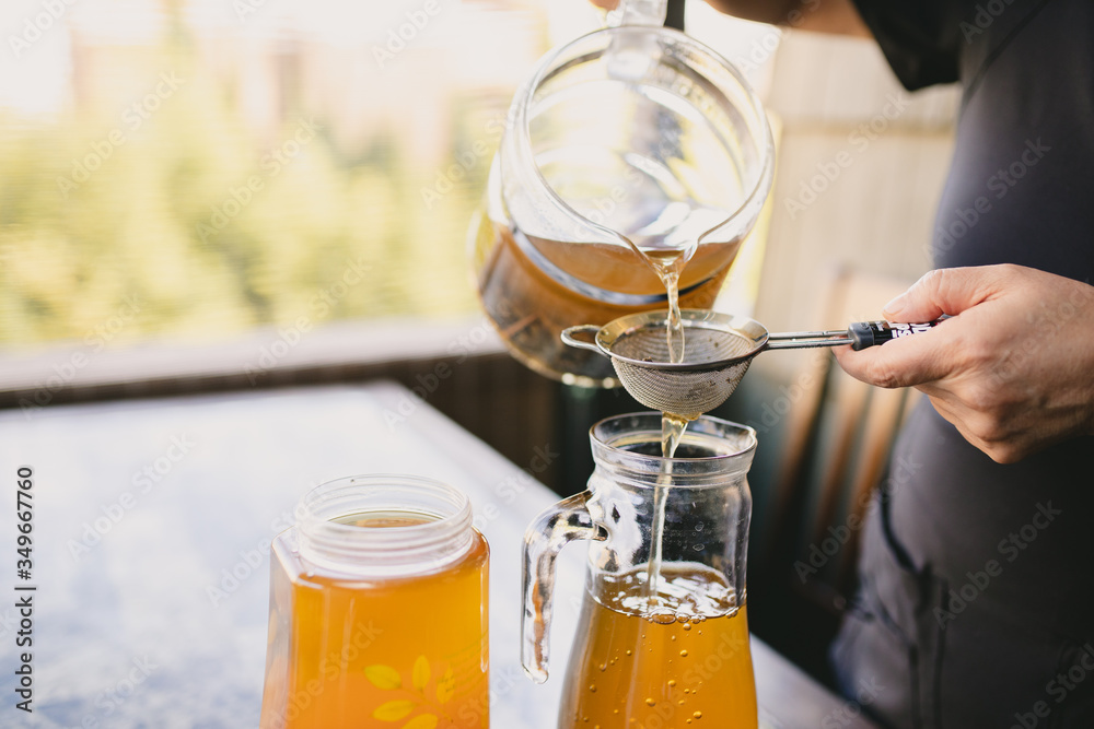 Skincare Center Making Tea for Facial Products Skincare Center Making Tea for Facial Products