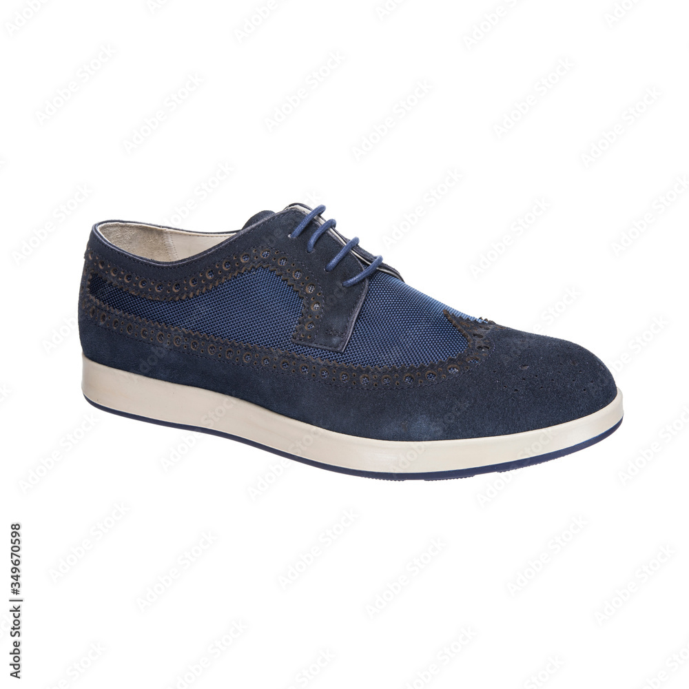 combined men’s shoes with laces with white soles isolated on white background combined men’s shoes with laces with white soles isolated on white background