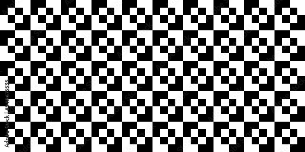 Black And White Seamless Abstract Pattern Vector Illustration Black And White Seamless Abstract Pattern Vector Illustration