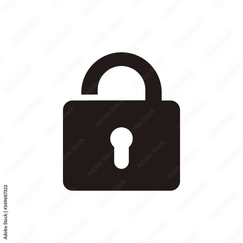 padlock vector icon illustration sign padlock vector icon illustration sign