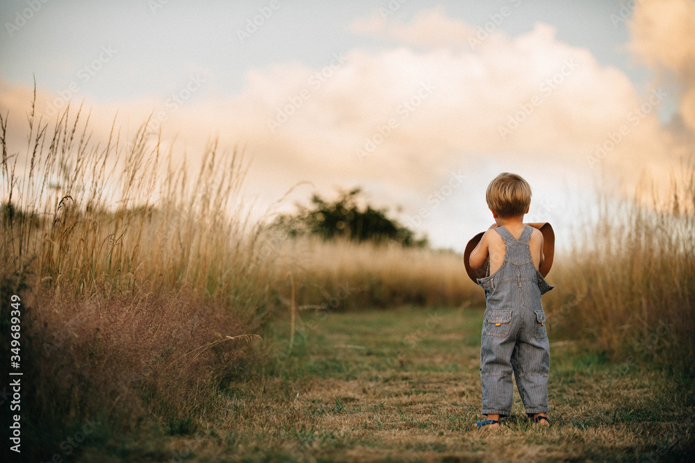 boy in the meadow