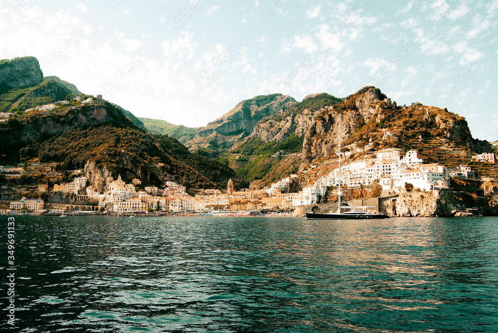 On a Boat off the Coast of Amalfi