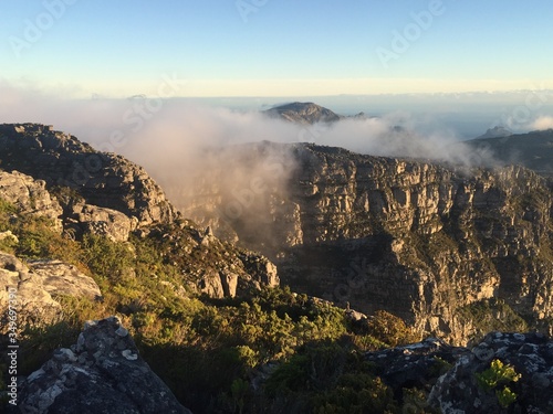 sunrise in the mountains