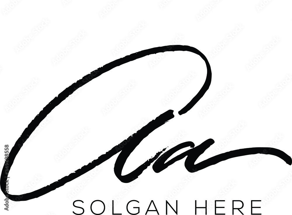 AA Letter Initial Logo Design, Vector Template AA Letter Initial Logo Design, Vector Template