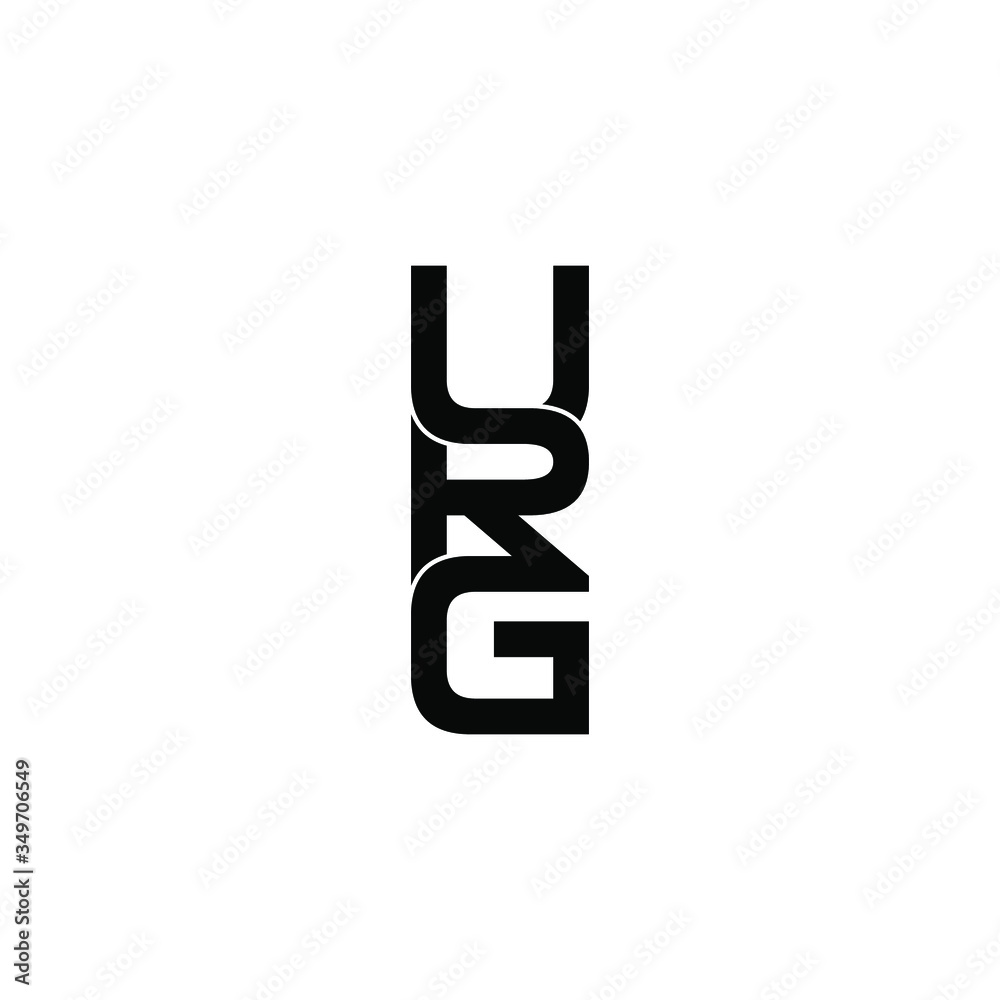 urg letter original monogram logo design urg letter original monogram logo design