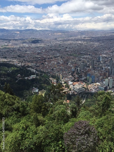 aerial view of the city