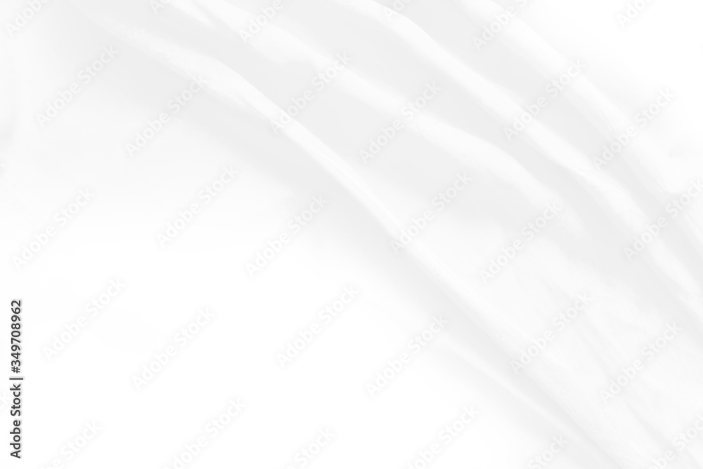Abstract backgroung of white cloth with soft waves.