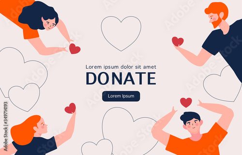 vector illustration of a couple holding hands