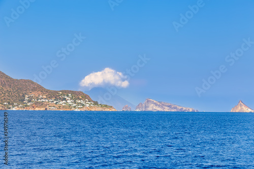 Volcano Stromboli Archipelago Eolie Sicily Italy