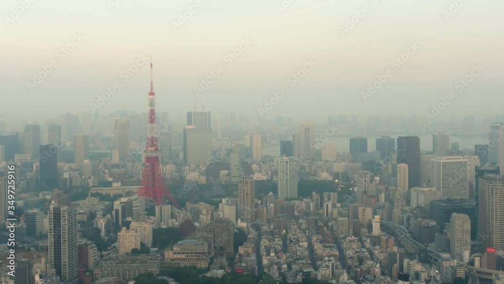 4k timelapse video Tokyo from sunset dusk to night 4k timelapse video Tokyo from sunset dusk to night