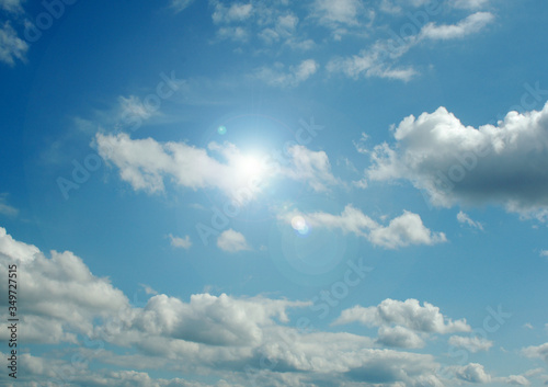 Cloudy sky background