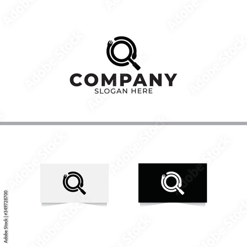 Search Food Logo Design Template